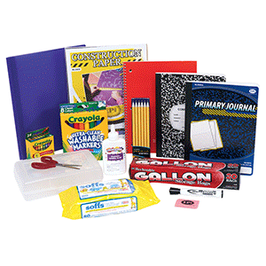 EPI Essential School Supply Kit for Kindergarten and First Grade Students